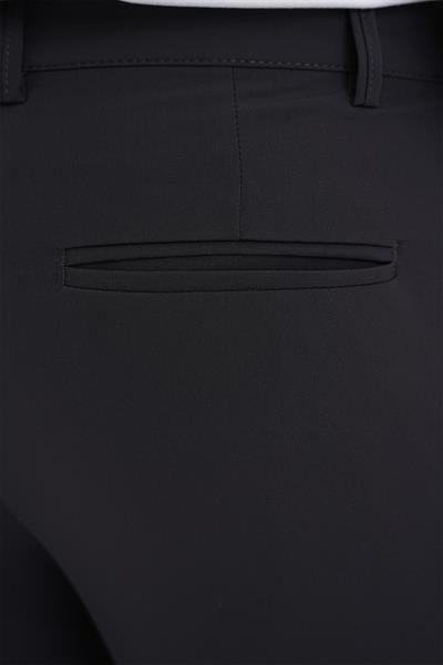 P 1144 Slim Fit Yan Cepli Düz Esnek Casuel Antrasit Pantolon