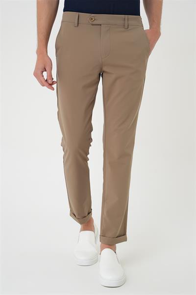 P 1150 Comfort Fit Beli Lastikli Yan Cep Vizon Jogger Pantolon
