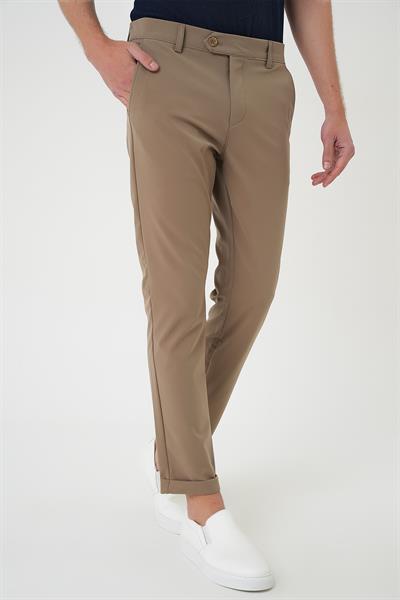 P 1150 Comfort Fit Beli Lastikli Yan Cep Vizon Jogger Pantolon