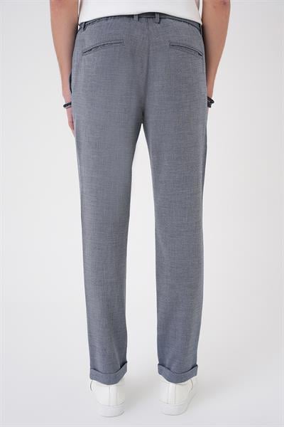 P 1154 Slim Fit Koyu Gri Klasik Pantolon