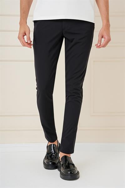 P 1161 Slim Fit Siyah Klasik Pantolon