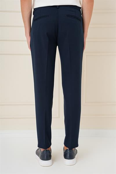 P 1164 Slim Fit Lacivert Klasik Pantolon