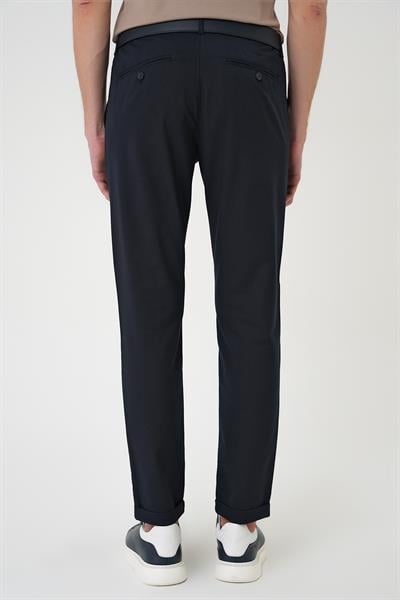 P 1165 Slim Fit Lacivert Klasik Pantolon