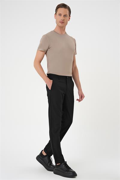 P 1165 Slim Fit Siyah Klasik Pantolon