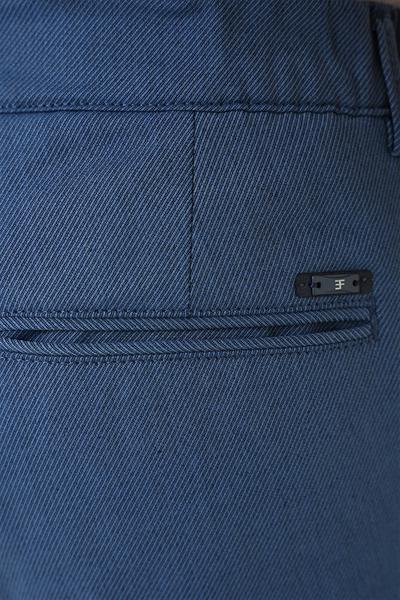 P 1183 Comfort Fit Beli Lastikli İndigo Jogger Pantolon 