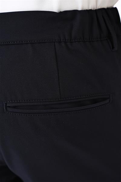 P 1184 Comfort Fit Beli Lastikli Lacivert Jogger Pantolon 