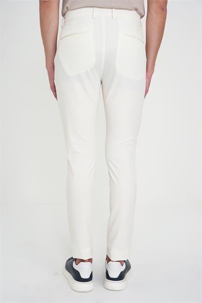 P 1197 PANTOLON SLİM FİT BEYAZ CASUAL