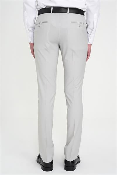 Slim Fit Pilesiz Yün Klasik Taş Kumaş Pantolon  P 1191