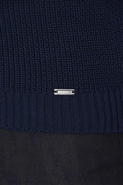 SÜVETER 01 Slim Fit Lacivert Süveter Triko