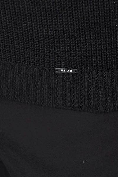 SÜVETER 01 Slim Fit Siyah Süveter Triko