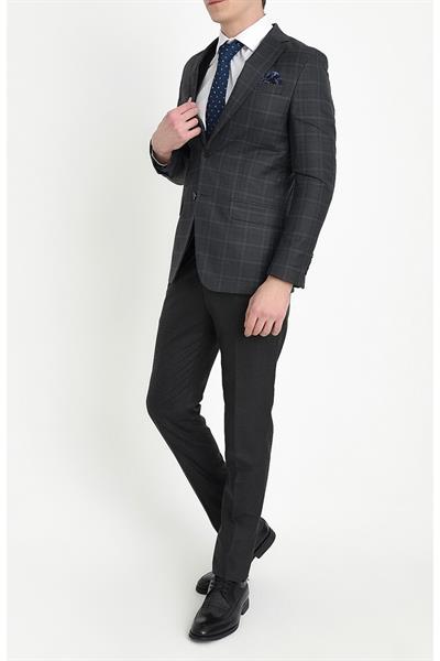 TK 785 Slim Fit Siyah Klasik Takım Elbise