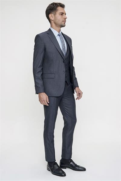 TK 821 Slim Fit Lacivert Klasik Takım Elbise