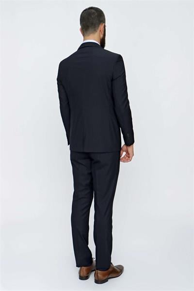 TK 838 Slim Fit Lacivert Spor Takım Elbise