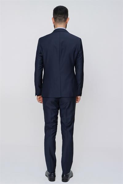 TK 847 Slim Fit Lacivert Klasik Takım Elbise