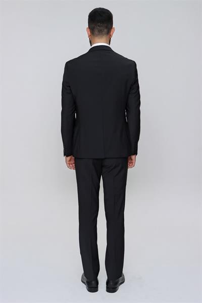 TK 847 Slim Fit Siyah Klasik Takım Elbise