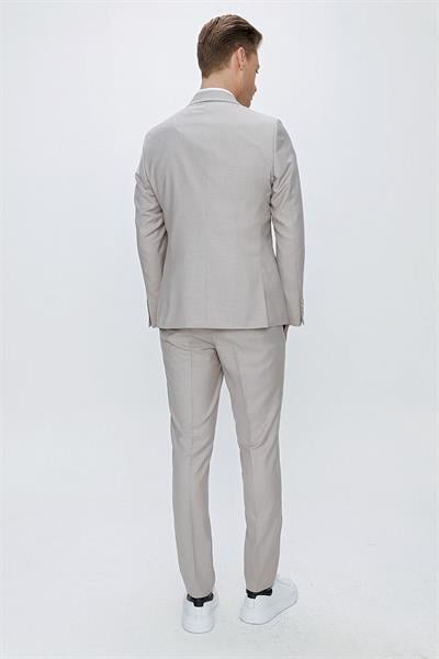TK 870 Slim Fit Taş Klasik Takım Elbise