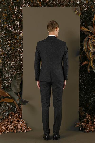 TK 873 Slim Fit Lacivert Klasik Takım Elbise