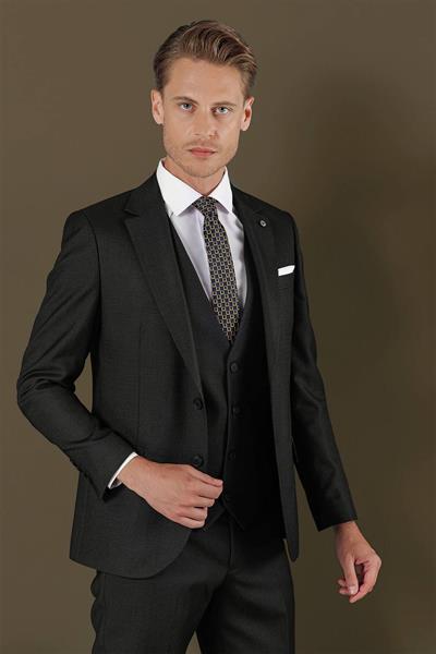 TK 878 Slim Fit Lacivert Klasik Takım Elbise