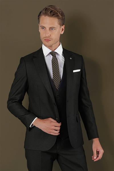 TK 878 Slim Fit Lacivert Klasik Takım Elbise