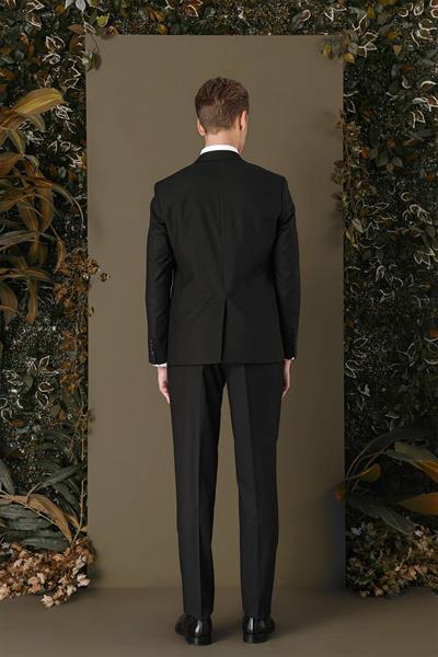 TK 881 Slim Fit Siyah Klasik Takım Elbise