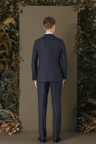 TK 883 Slim Fit Lacivert Klasik Takım Elbise