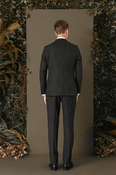 TK 883 Slim Fit Siyah Klasik Takım Elbise