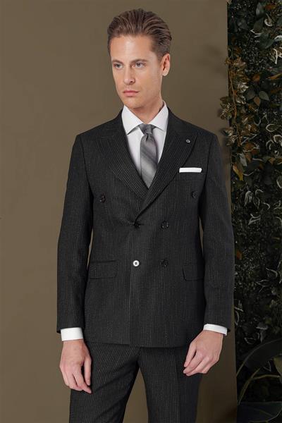 TK 884 Slim Fit Lacivert Klasik Takım Elbise