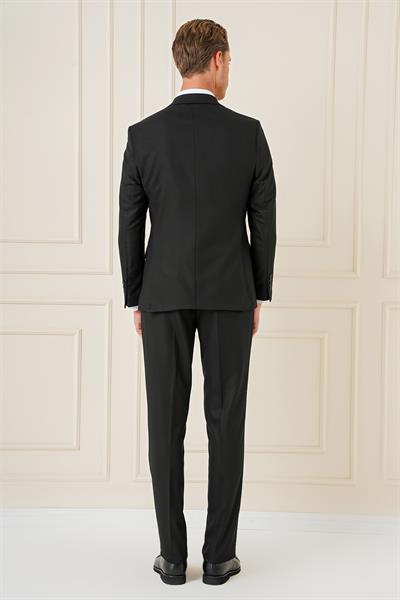TK 896 Slim Fit Siyah Klasik Takım Elbise