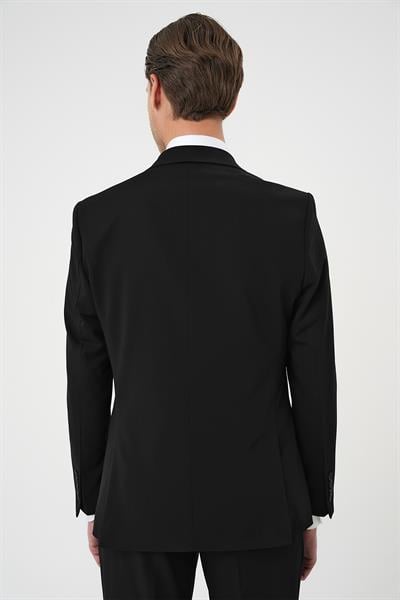 TK 901 Slim Fit Siyah Klasik Takım Elbise