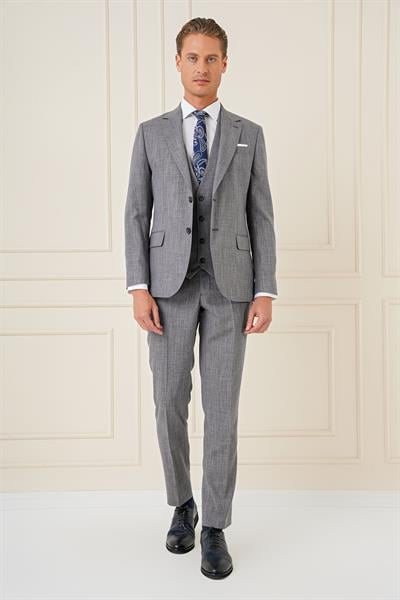 TK 902 Slim Fit Lacivert Klasik Takım Elbise