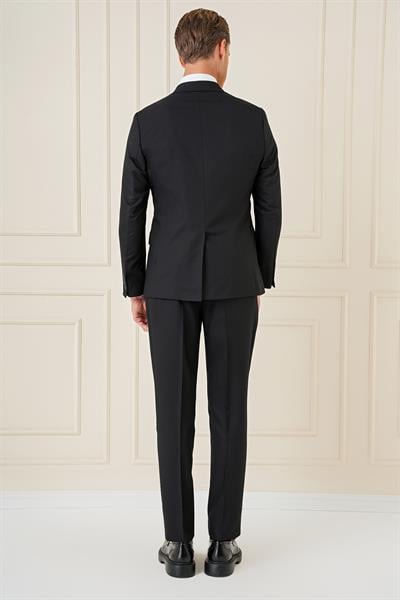 TK 903 Slim Fit Siyah Klasik Takım Elbise