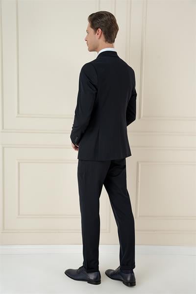 TK 905 Slim Fit Lacivert Spor Takım Elbise