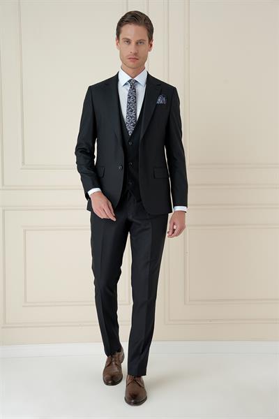 TK 910 Slim Fit Lacivert Spor Takım Elbise