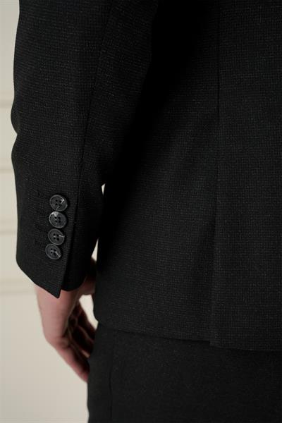 TK 911 Slim Fit Siyah Spor Takım Elbise