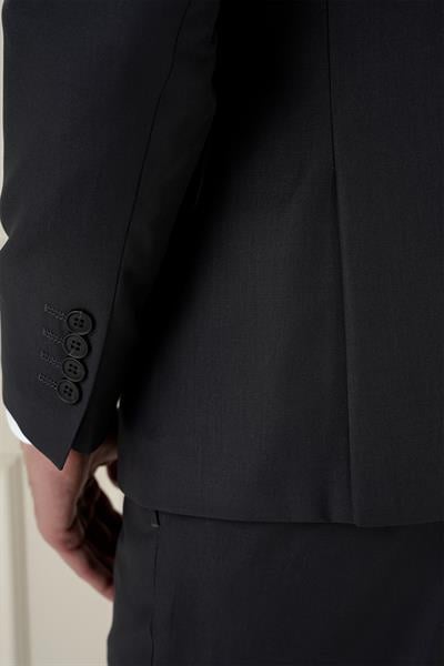 Tk 912 Slim Fit Çift Yırtmaç Mono Yaka Klasik Antrasit Takım Elbise