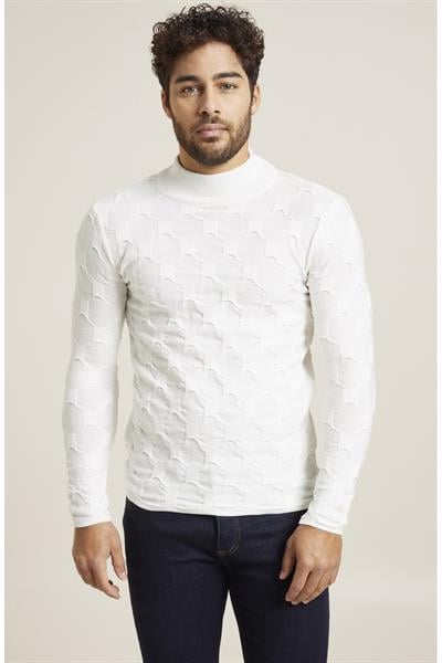TR 825 Slim Fit Ekru Spor Triko