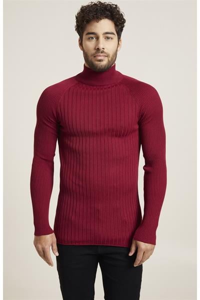TR 833 Bordo Balıkçı Triko