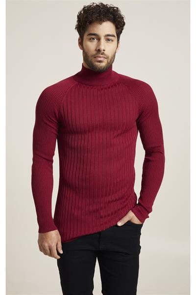 TR 833 Bordo Balıkçı Triko