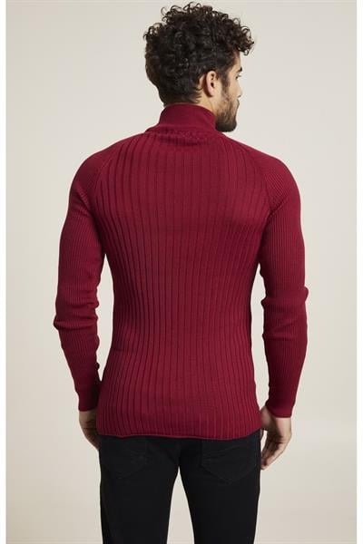 TR 833 Bordo Balıkçı Triko