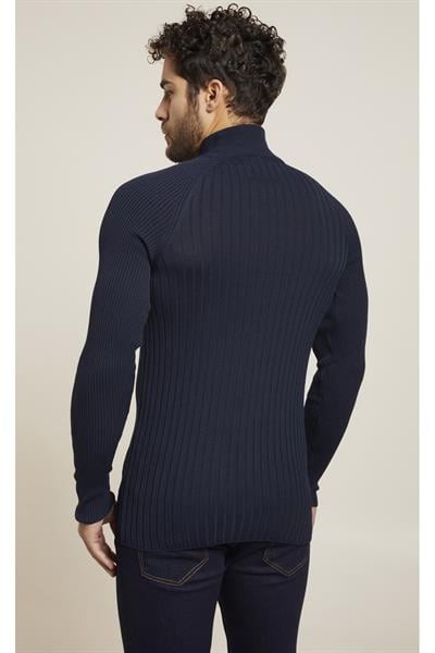 TR 833 Lacivert Balıkçı Triko