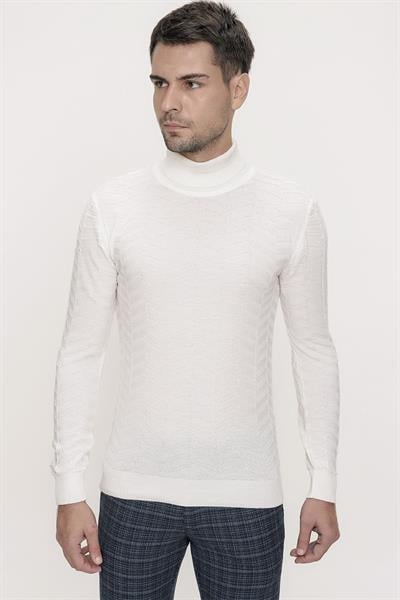 TR 836 Ekru Balıkçı Triko
