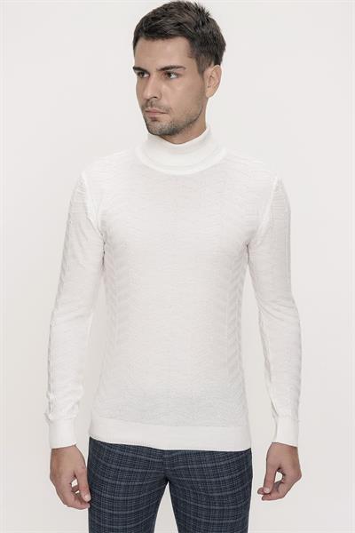 TR 836 Ekru Balıkçı Triko