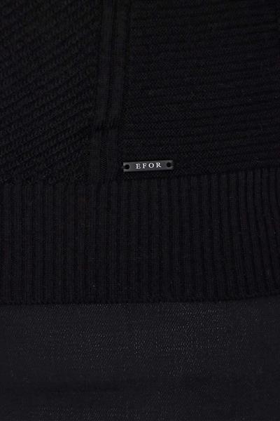 TR 847 Slim Fit Siyah Klasik Triko