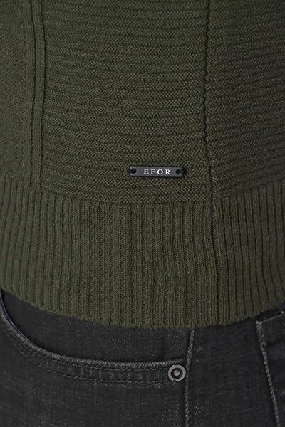 TR 847 Slim Fit Yeşil Klasik Triko