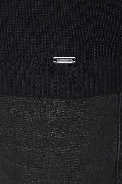 TR 849 Slim Fit Siyah Klasik Triko