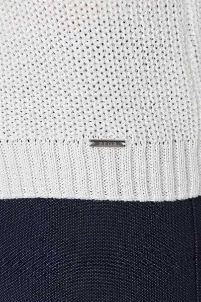 TR 850 Slim Fit Ekru Klasik Triko