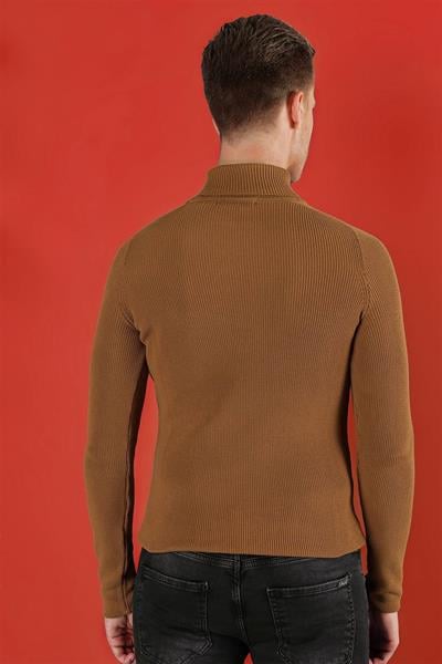 TR 852 Slim Fit Taba Klasik Triko