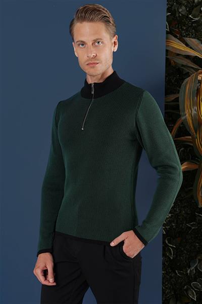 TR 859 Slim Fit Nefti Klasik Triko