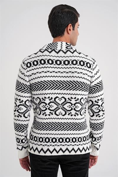 TRİKO CEKET 03 Comfort BEYAZ