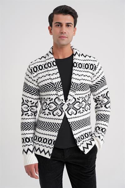 TRİKO CEKET 03 Comfort BEYAZ